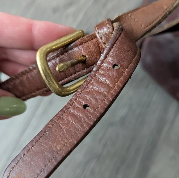 Vintage Coach Cognac Leather Backpack - Picture 5 of 16